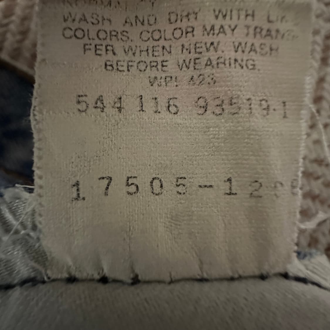 LEVI'S 505 80's usa made vintage jeans 상품이미지5