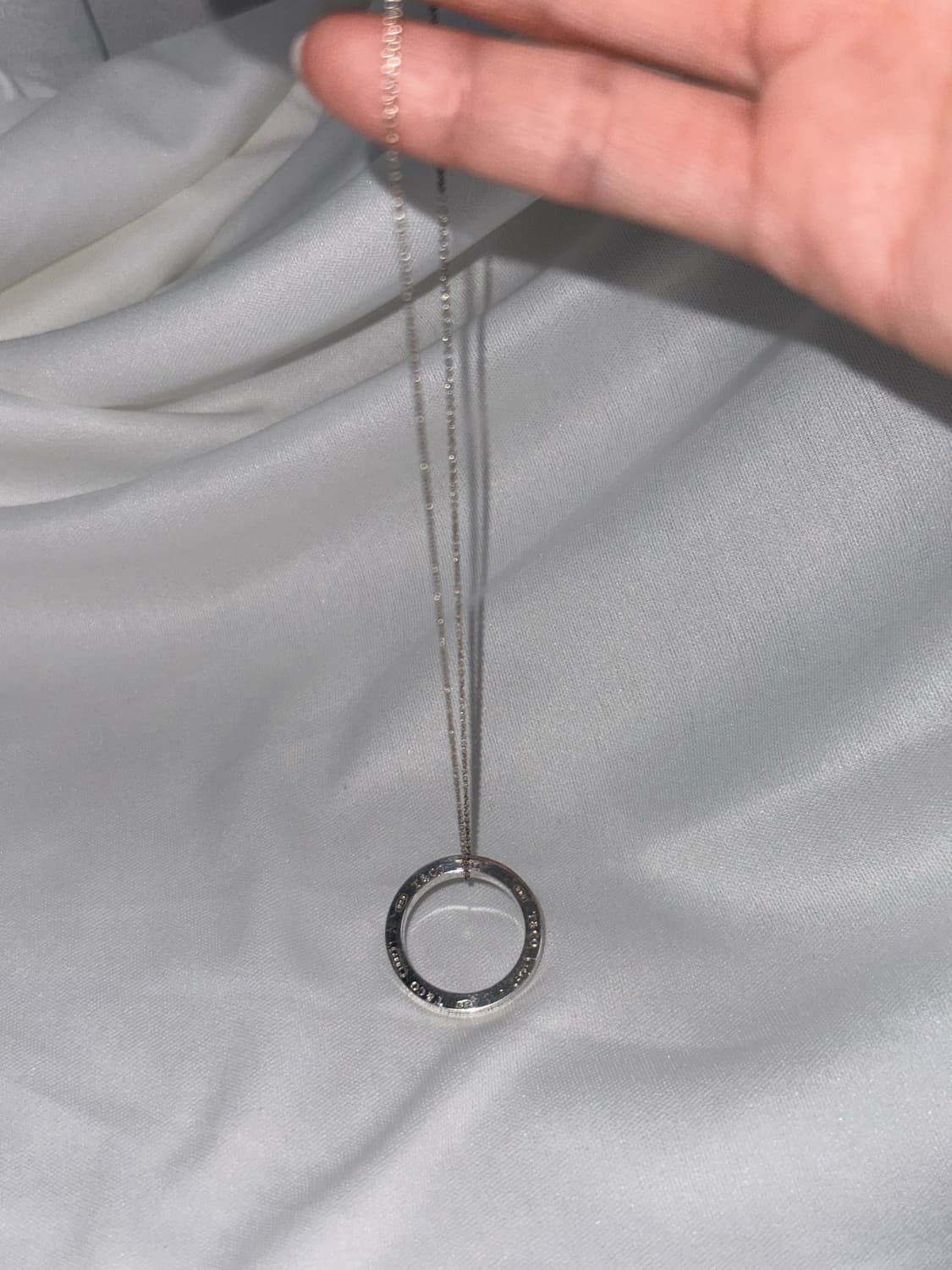 [정품/급처] 티파니앤코 1837 서클 펜던트 정품 목걸이 상품이미지4