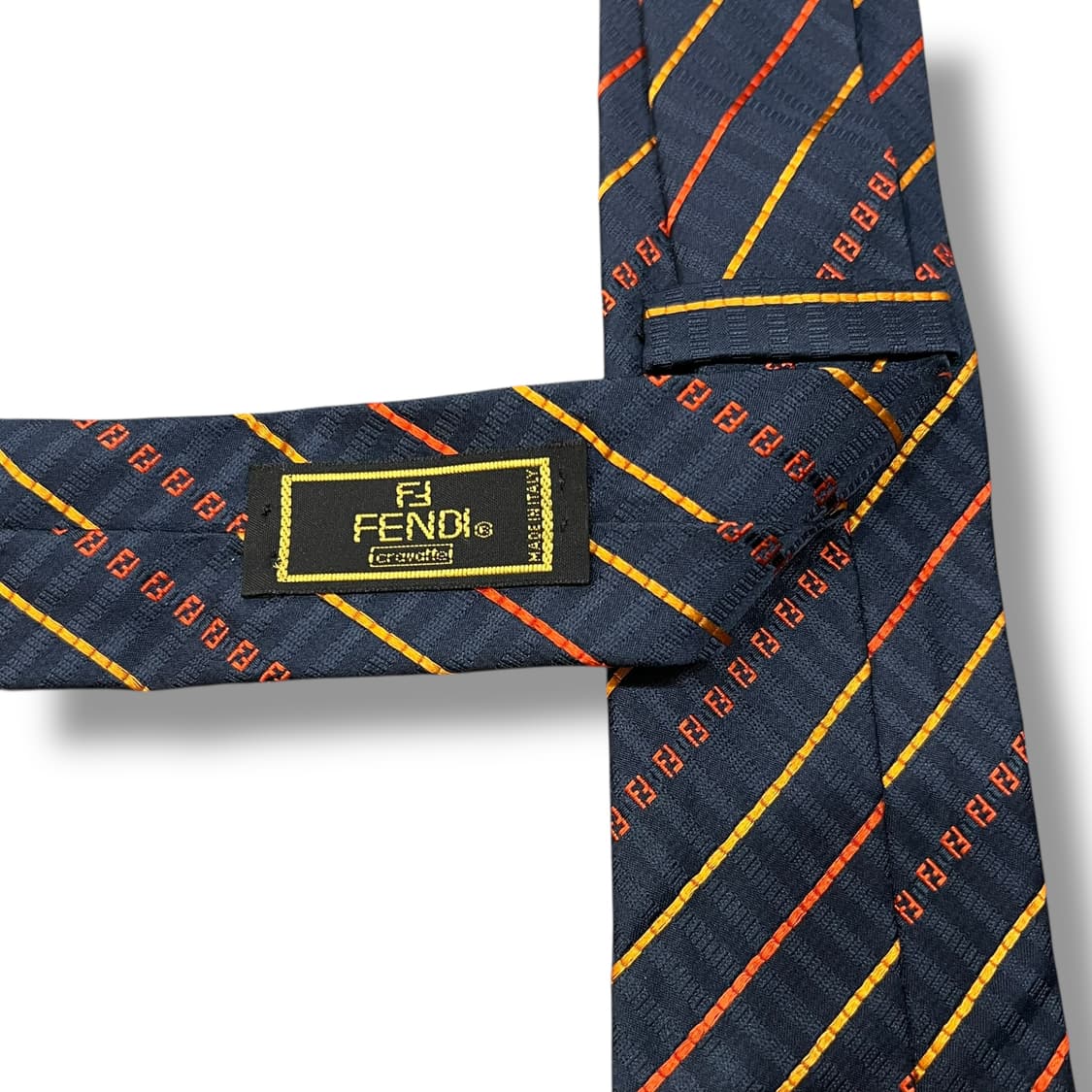  펜디 스트라이프 패턴 실크 넥타이 y14307 상품이미지5