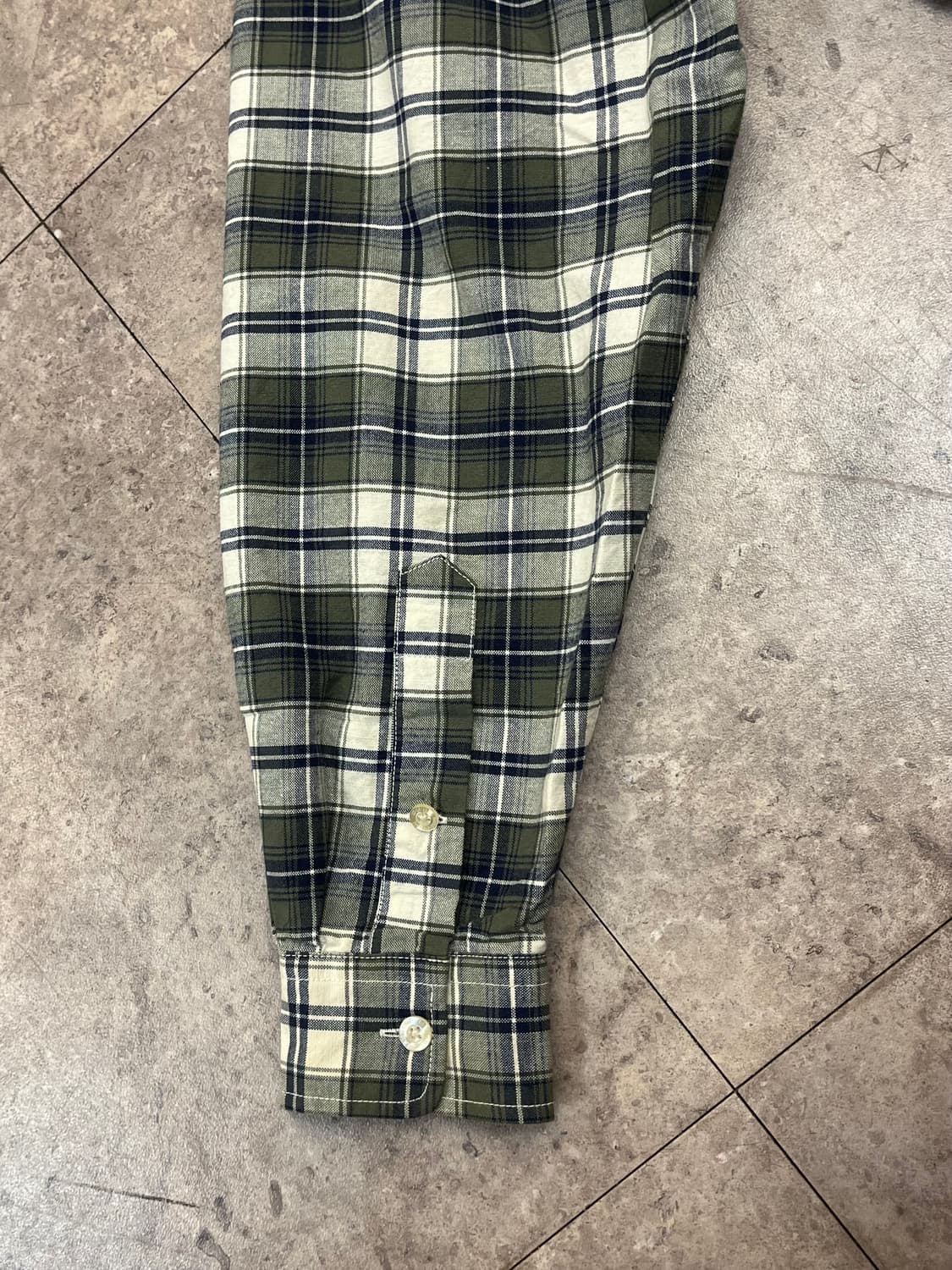 디스이즈네버뎃 체크 셔츠 그린 S #csz2267 상품이미지9