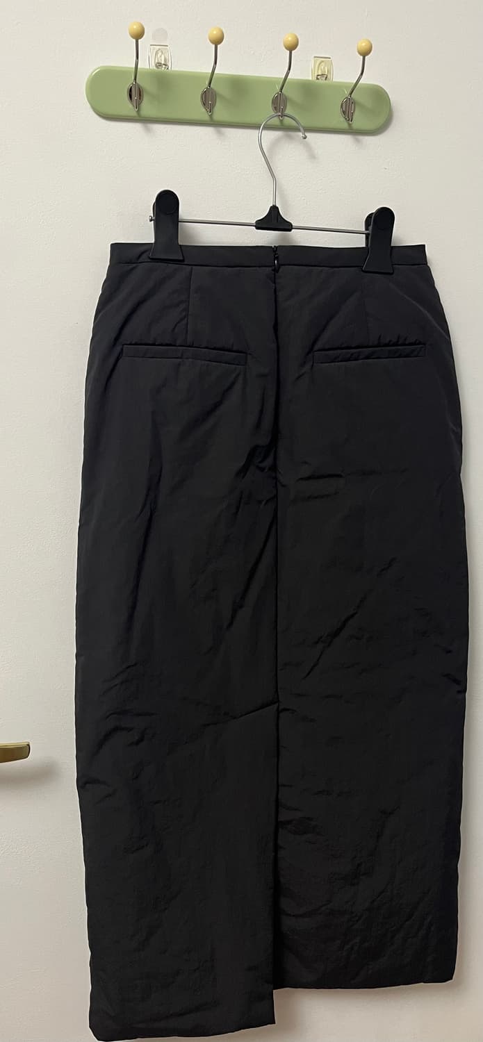 le padded long skirt 차콜 상품이미지2