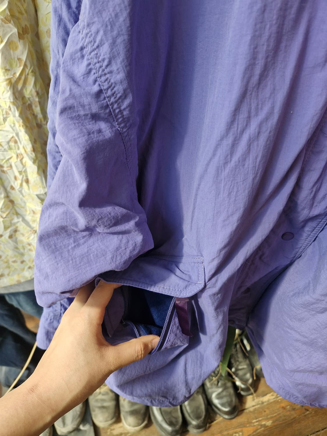 Z-493 파타고니아 캐플린 쉘드 신칠라 봄버 웜업 자켓  상품이미지5