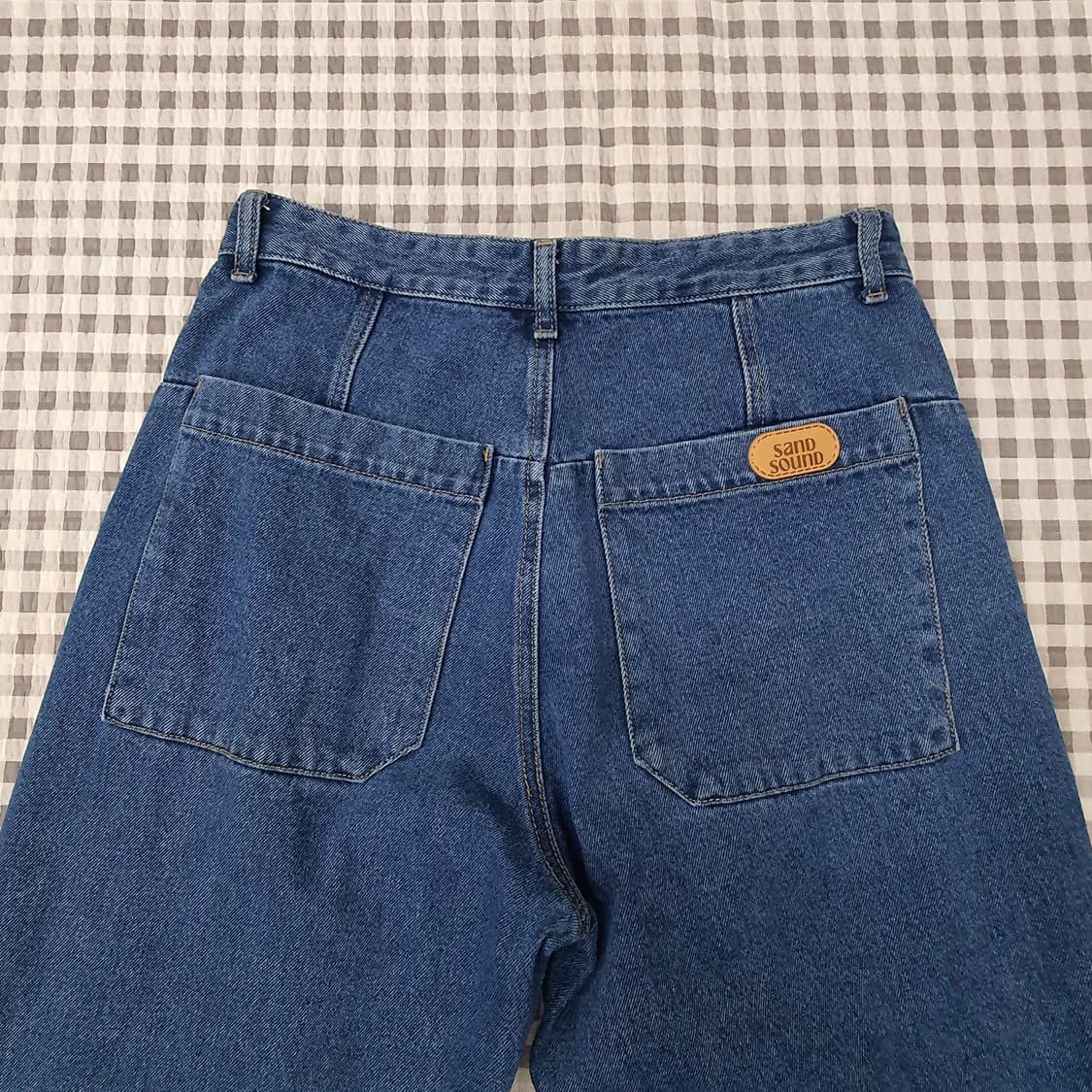 샌드사운드 와이드 데님 청바지 남자30 상품이미지5
