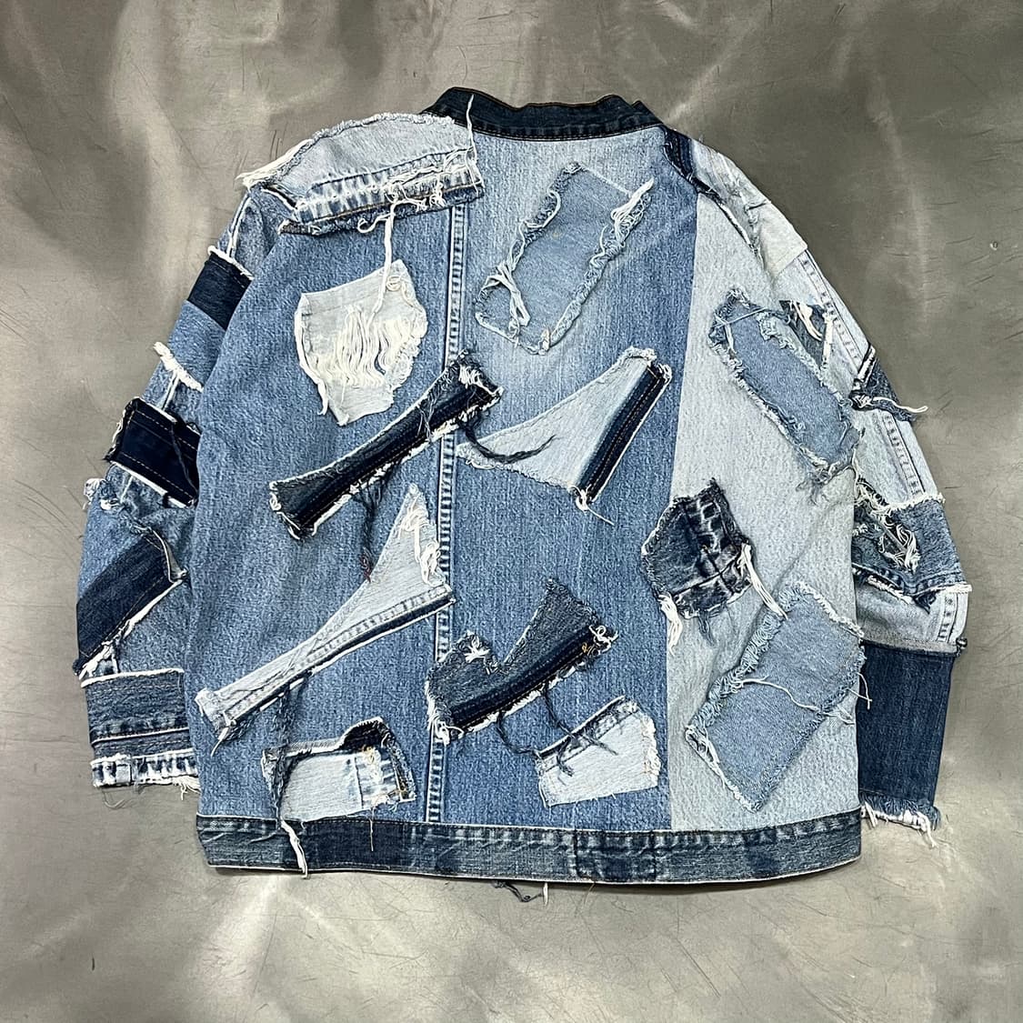  커스텀 데님 트러커 자켓 y15831 상품이미지2