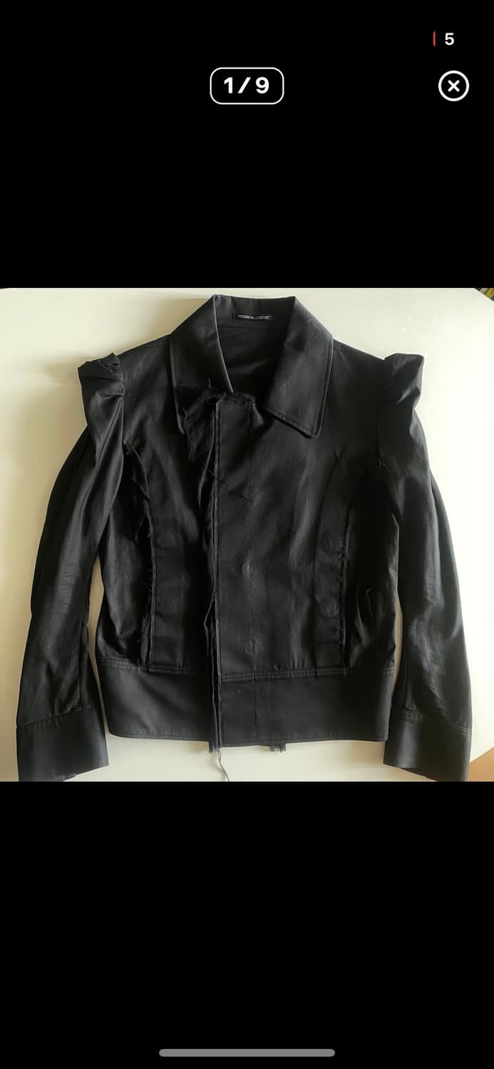 요지야마모토 숄더 퍼프 자켓 상품이미지1