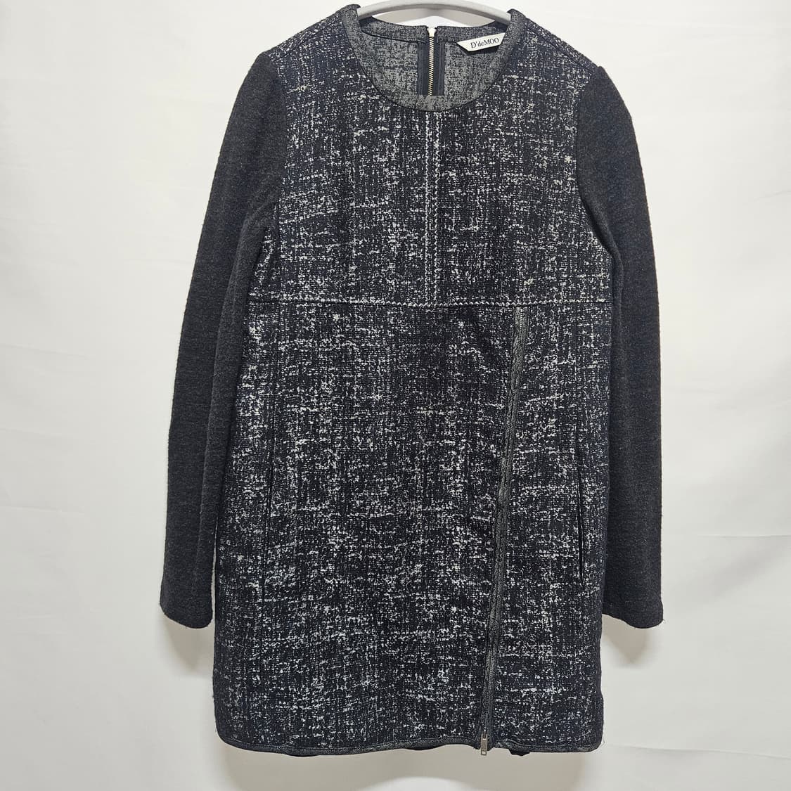 디 데무 배색 니트 원피스 44 상품이미지1