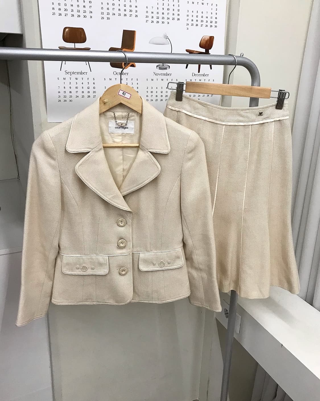 꾸레쥬 자켓 셋업 상품이미지1