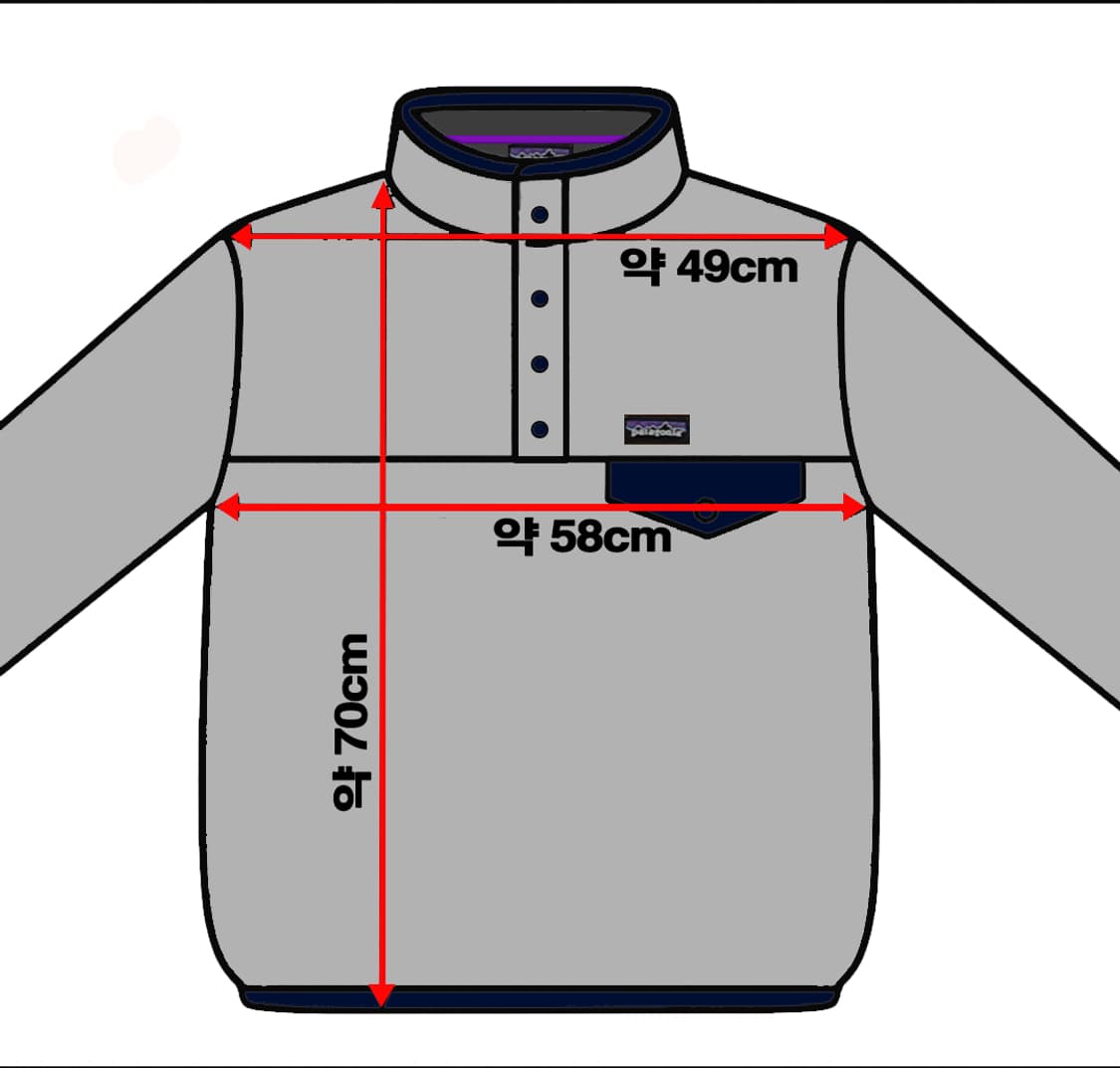 파타고니아 헤비웨이트 신칠라 스냅티 풀오버 오트밀 M 상품이미지8