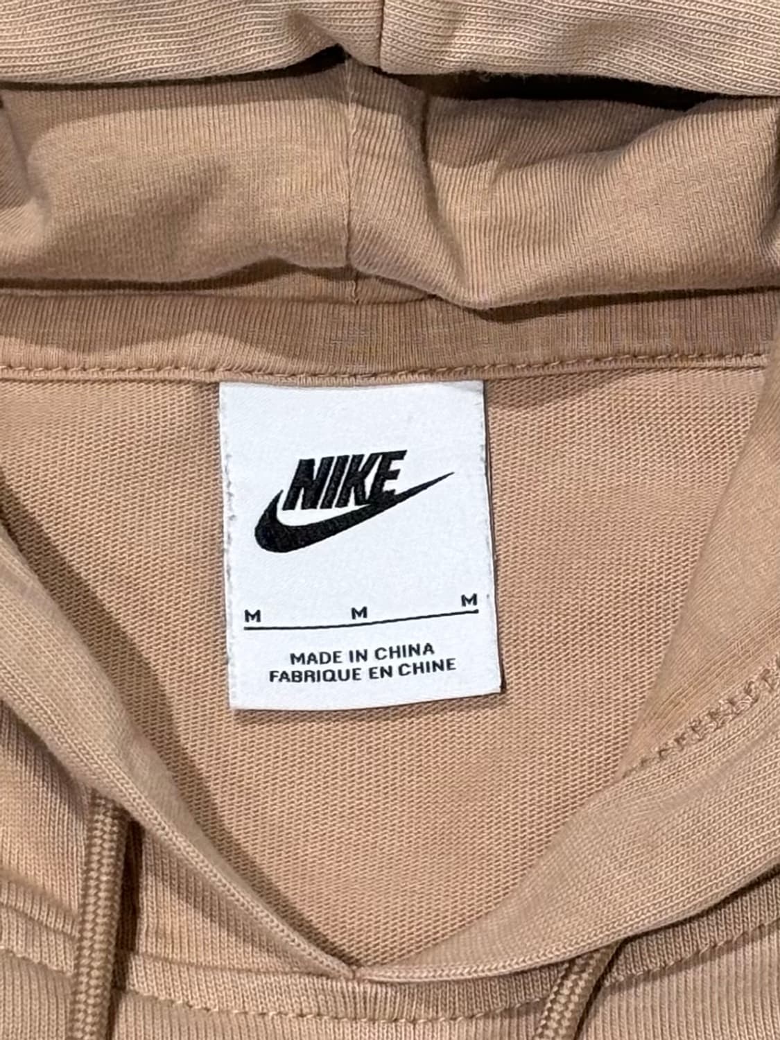 나이키 베이지 스우시 크롭 후드 상품이미지6