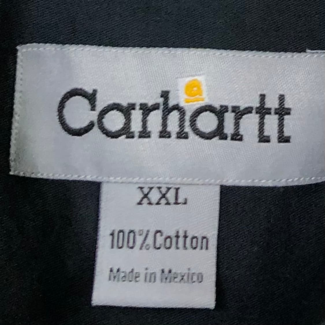 Xxl 칼하트 블랙 워크 셔츠 상품이미지3