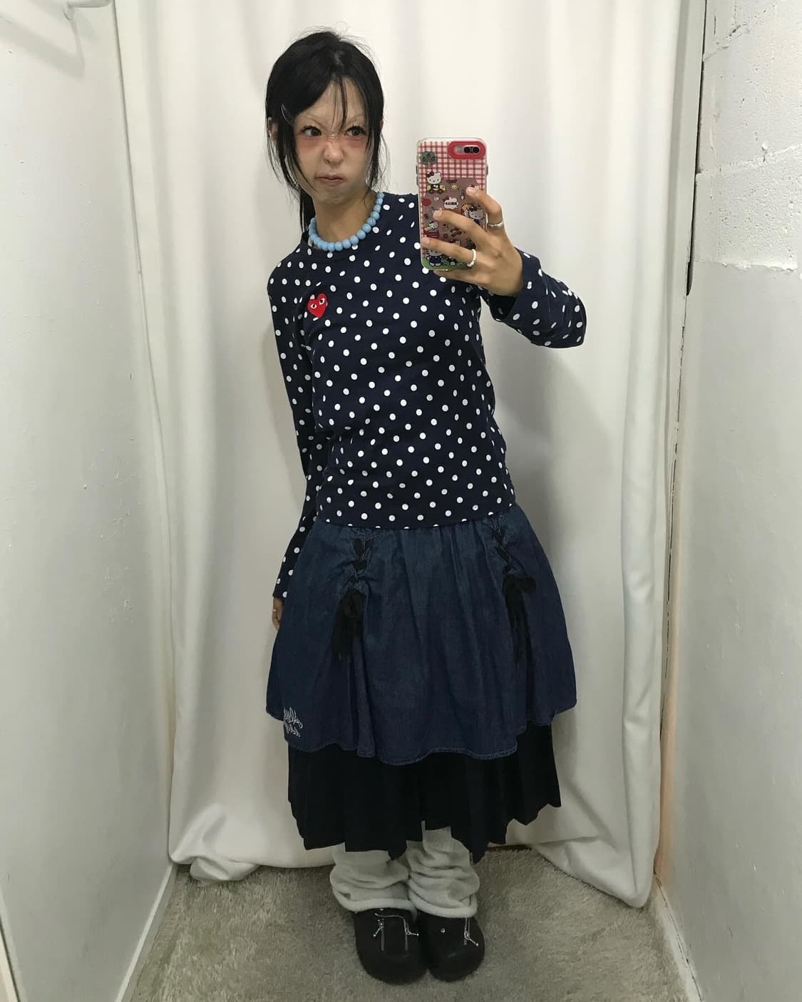 Commedesgarcons Dots Pattern L/S  상품이미지3