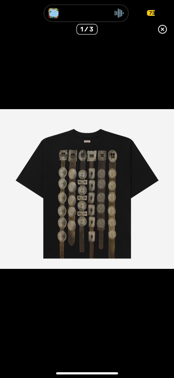 캐피탈 20 크루 티셔츠 블랙 M 상품이미지3