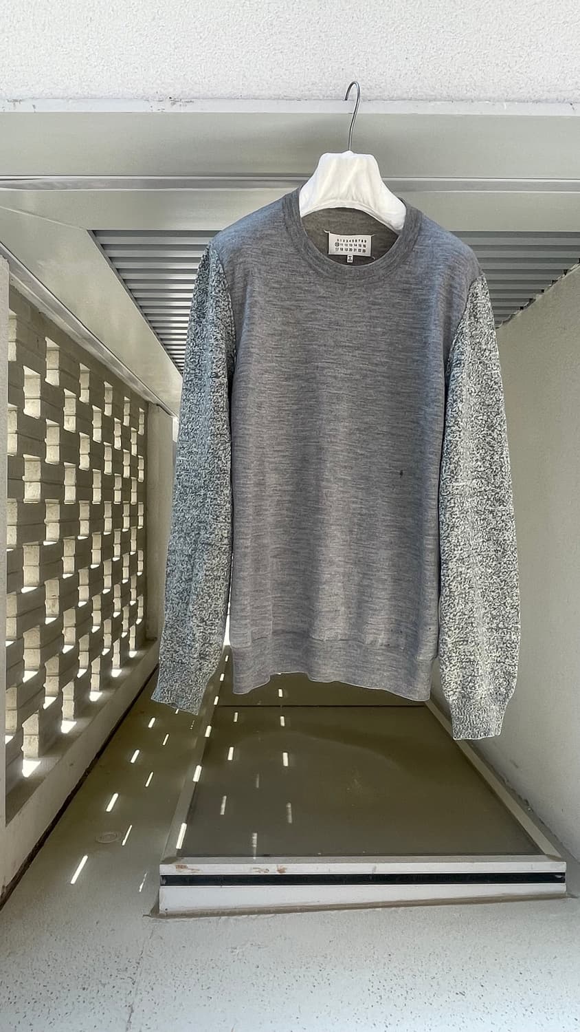 [MAISON MARGIELA]Bi-Material Knit (Grey) 상품이미지3
