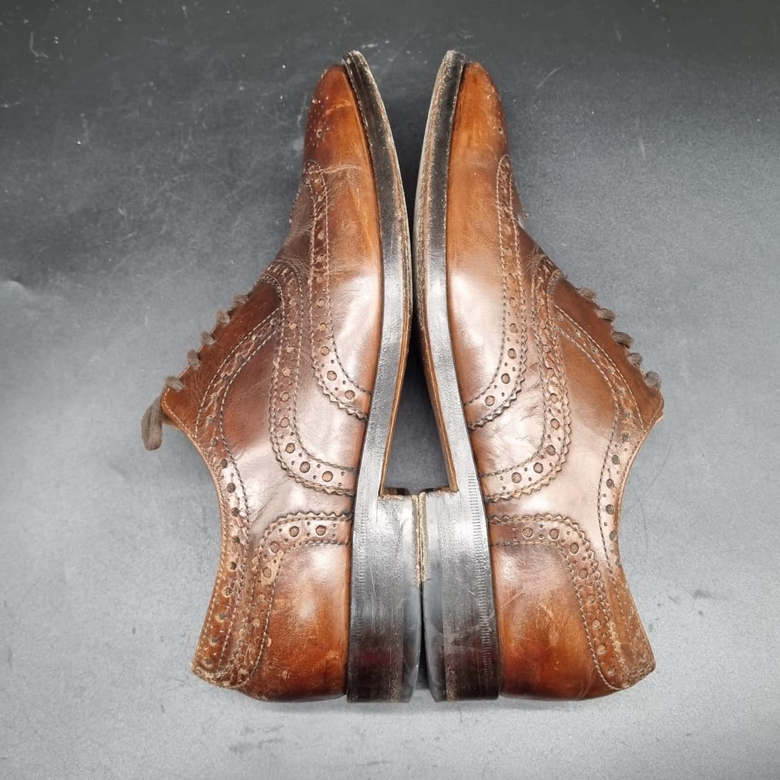 금강 헤리티지리갈 남성윙팁구두 실사이즈255 상품이미지5