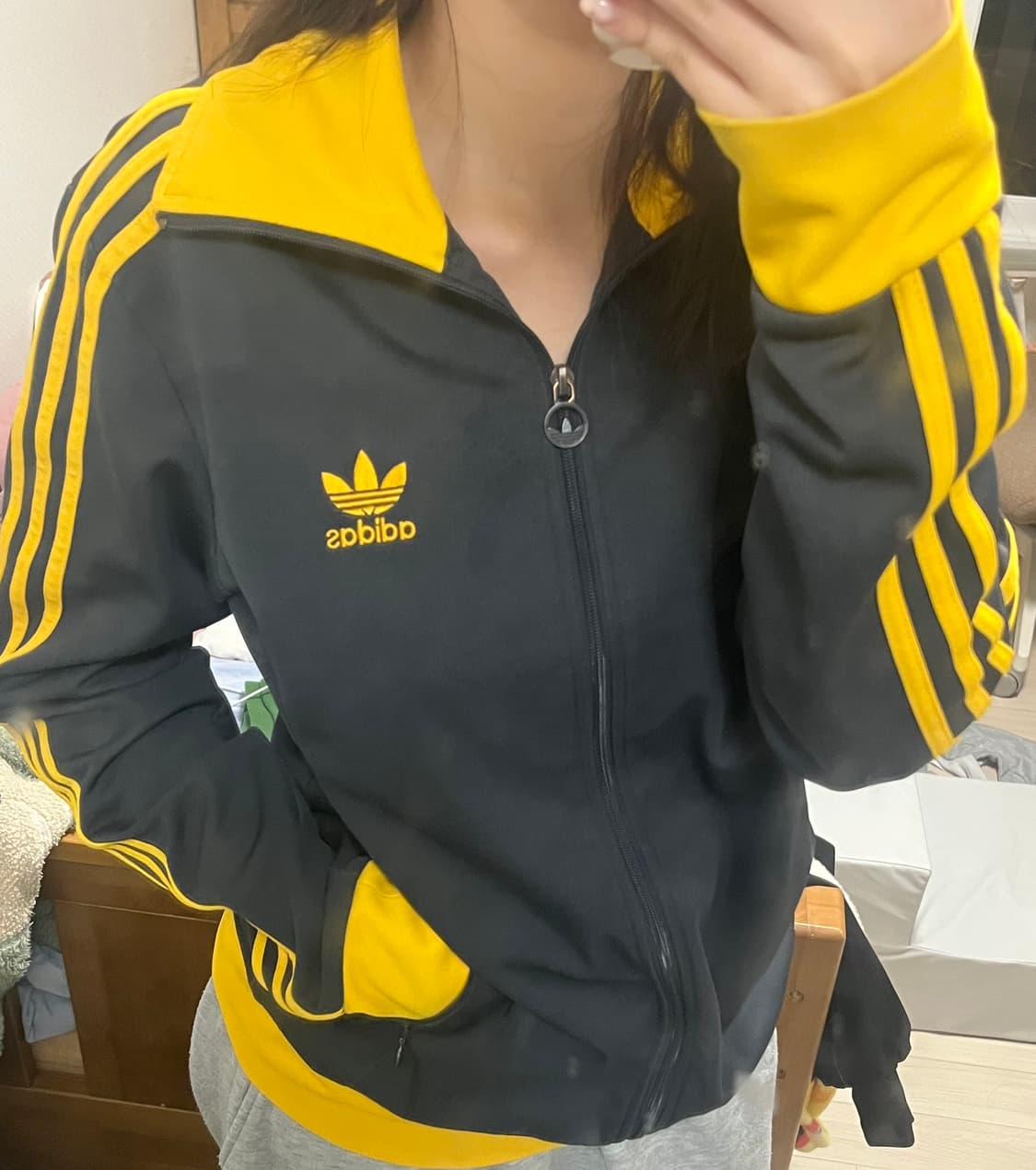 아디다스 유로파 차콜 트랙탑 져지 100 상품이미지2