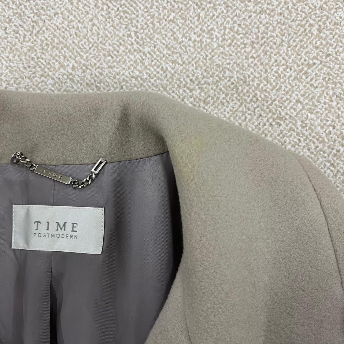 88-98-165 한섬 타임 울 반코트 0127M2 상품이미지6