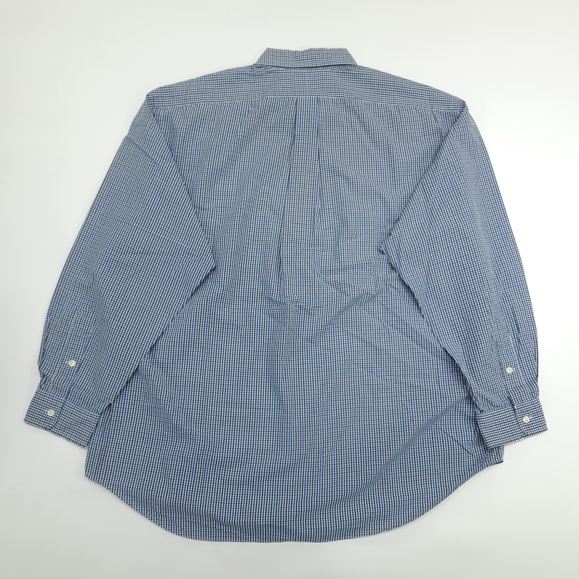 Co705 XL 폴로 랄프로렌 블루 마이크로체크 긴팔 셔츠 남방 상품이미지8
