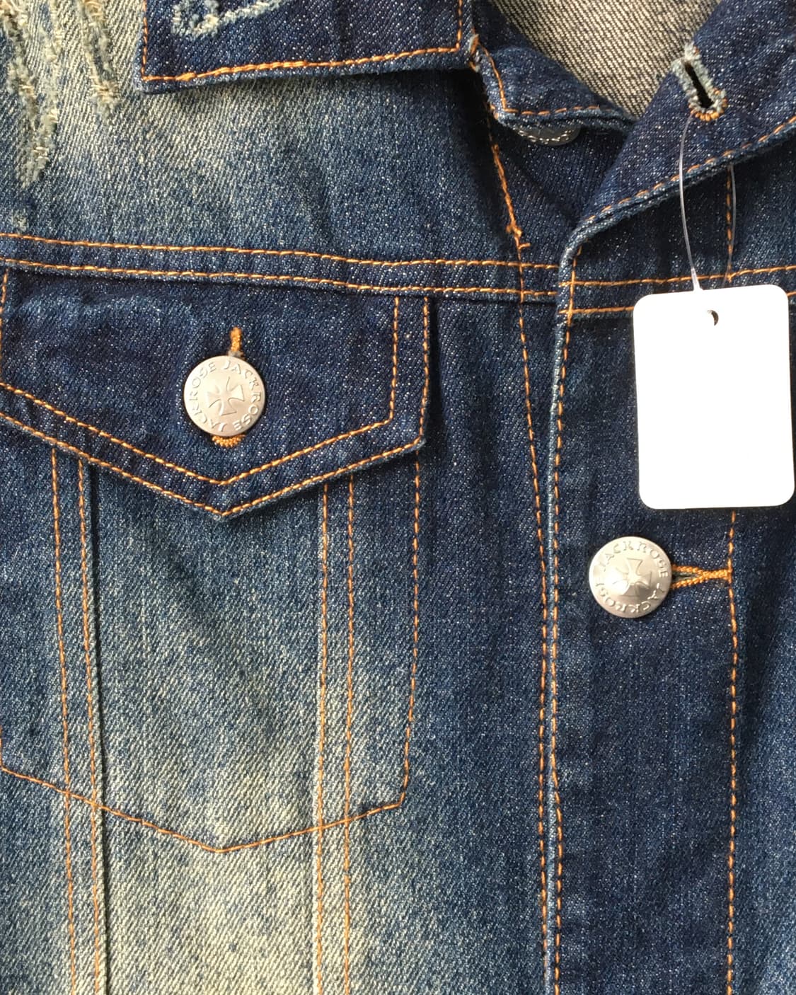 Jack rose damage washing denim jacket 상품이미지4