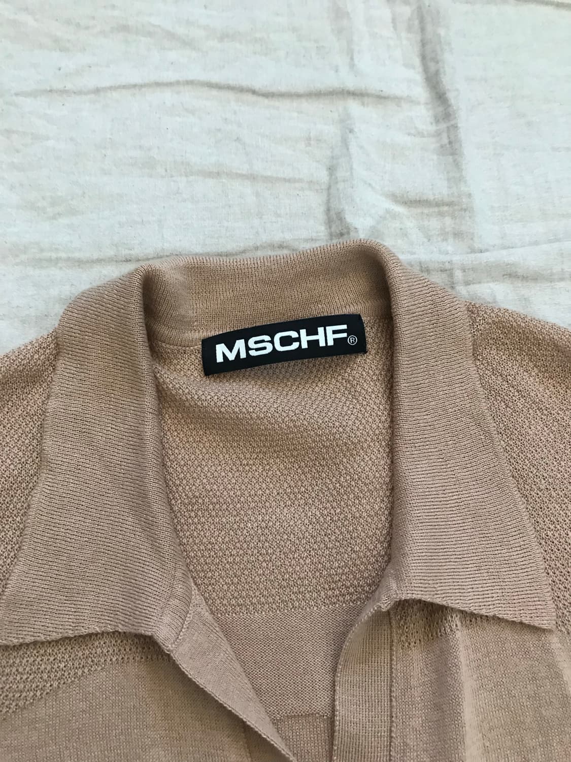 미스치프 라이트 웨이트 니트 롬버스 셔츠 상품이미지8