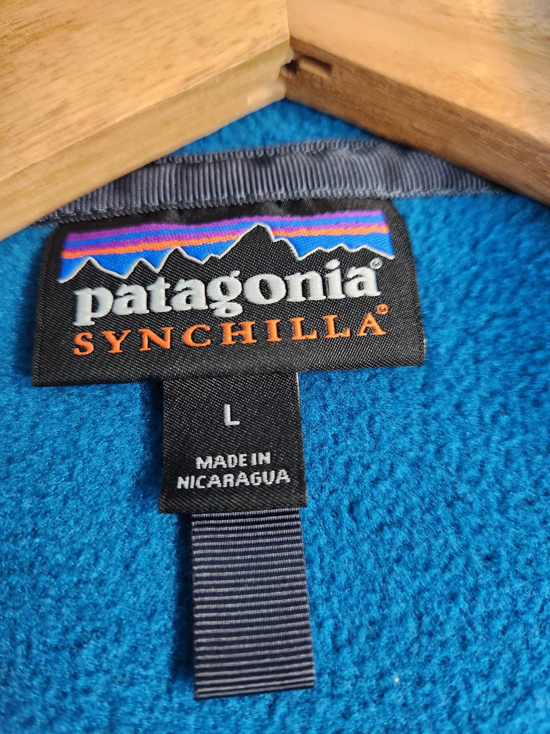 파타고니아 신칠라 블루 옐로우 L 상품이미지3