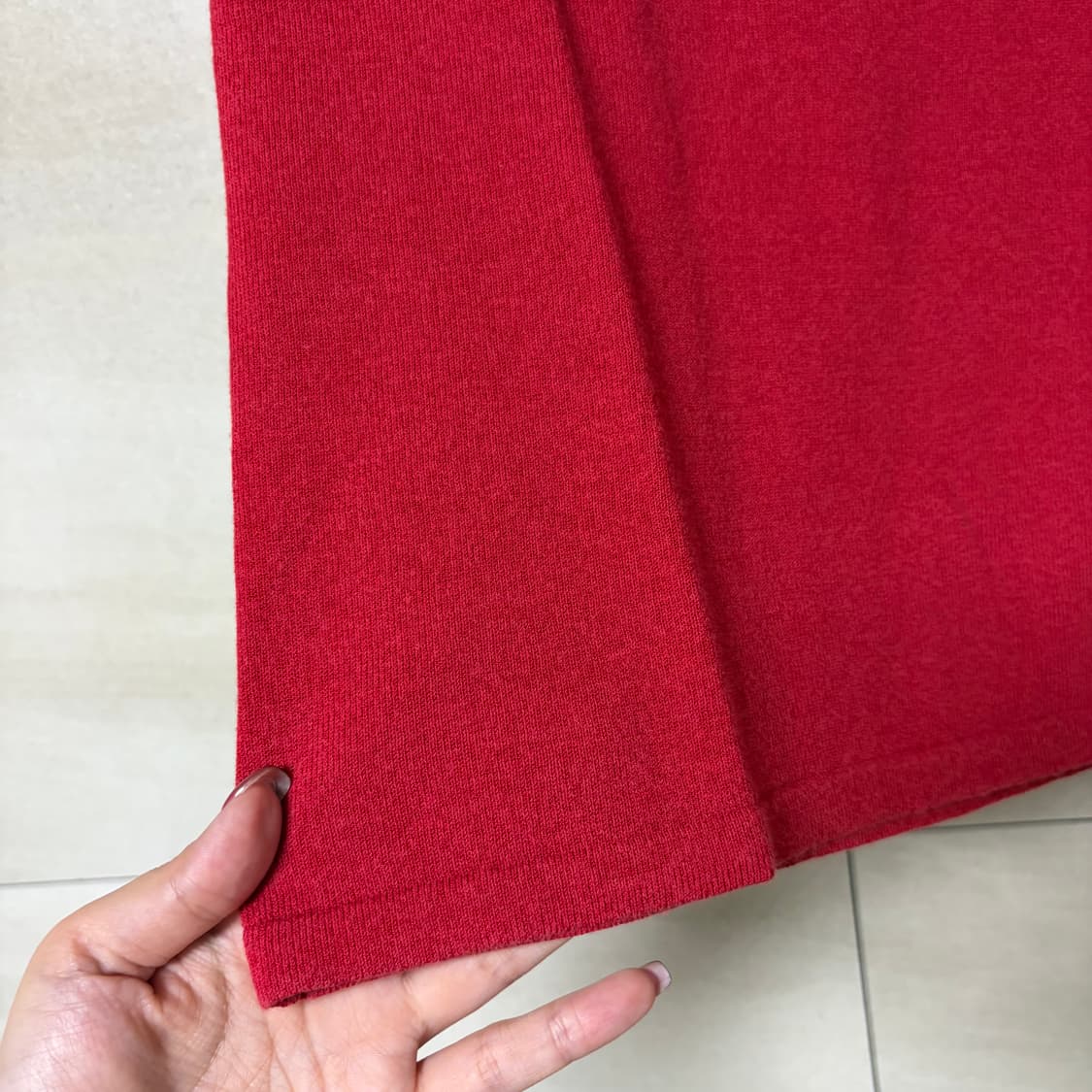 (균일가) red beads knit 상품이미지3