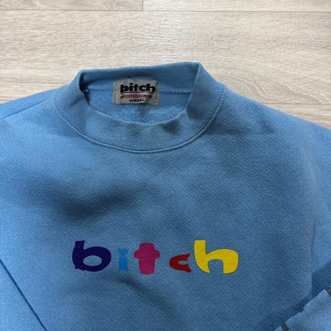 90s 비치 스케이트보드 멀티 로고 자수 맨투맨 상품이미지2