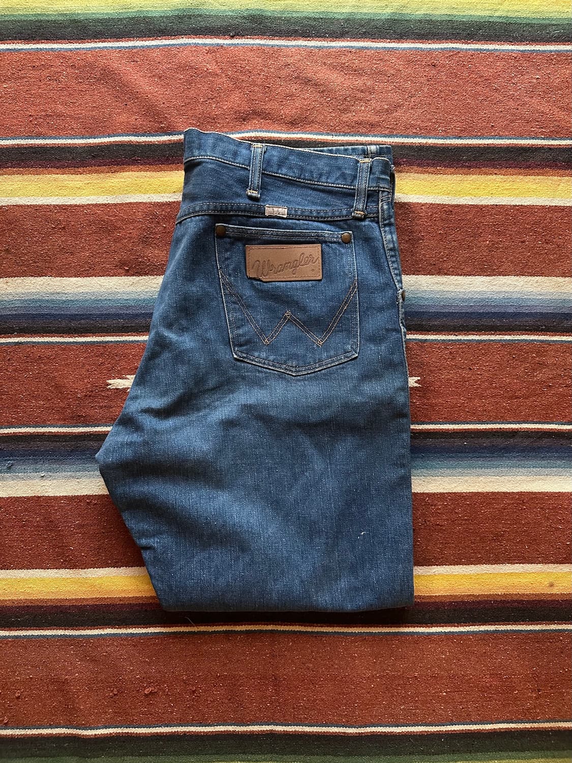 60s USA 빈티지 랭글러 13MWZ 셀비지 데님 팬츠 상품이미지2