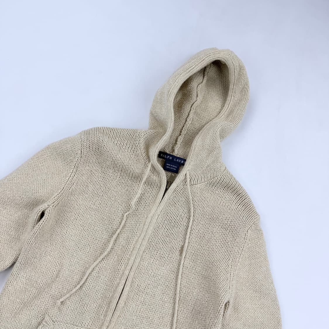 폴로 랄프로렌 니트 후드집업 상품이미지2