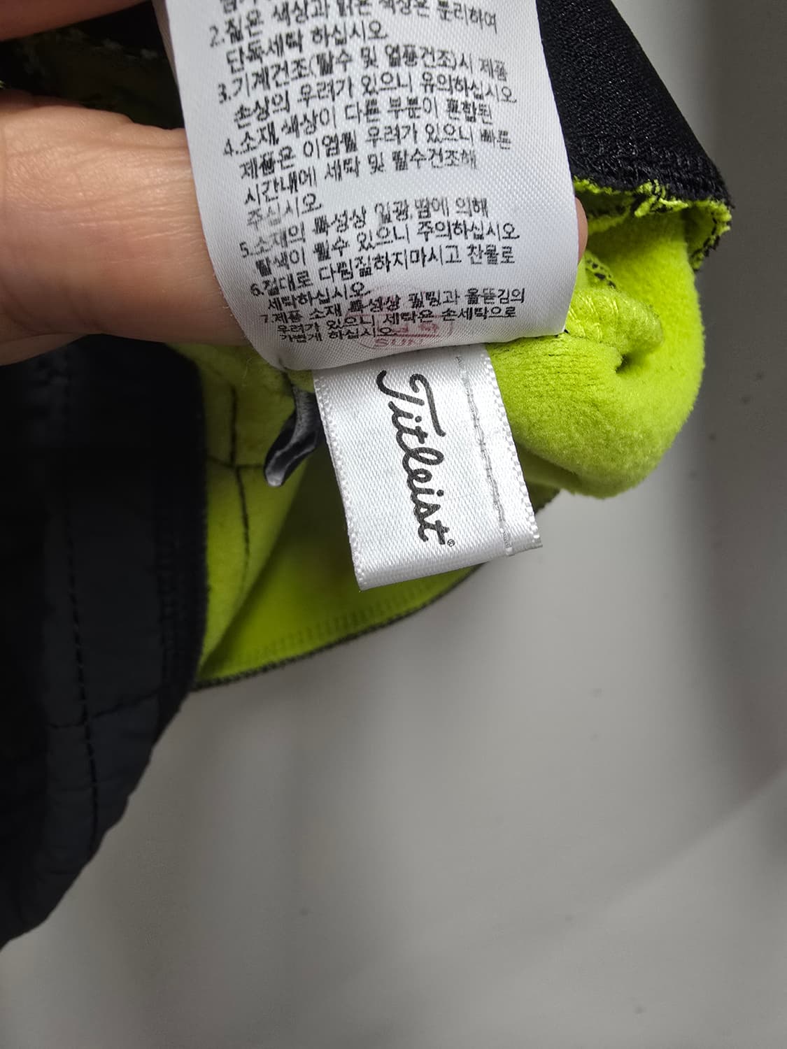 타이틀리스트 남성 누빔 약기모 풀오버 골프티 L 상품이미지5