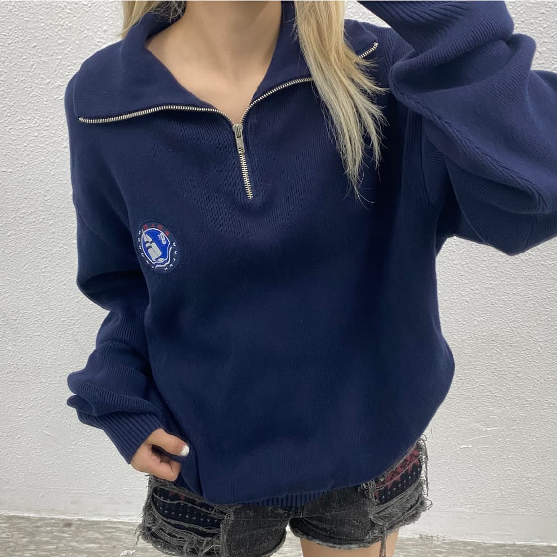 폴로 랄프로렌 90's 네이비 반집업 100 상품이미지1