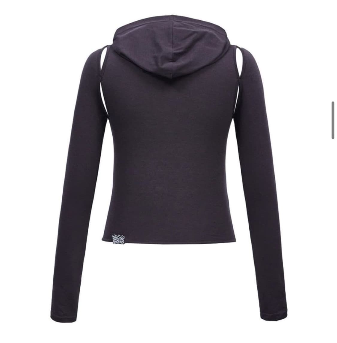 배디 컷아웃 셔링 후드 상품이미지3