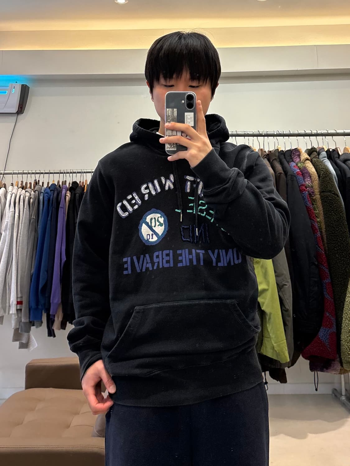 디젤 자수 후드티 상품이미지8