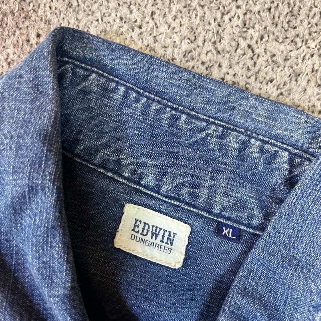 에드윈 스티치 데님 셔츠 상품이미지3