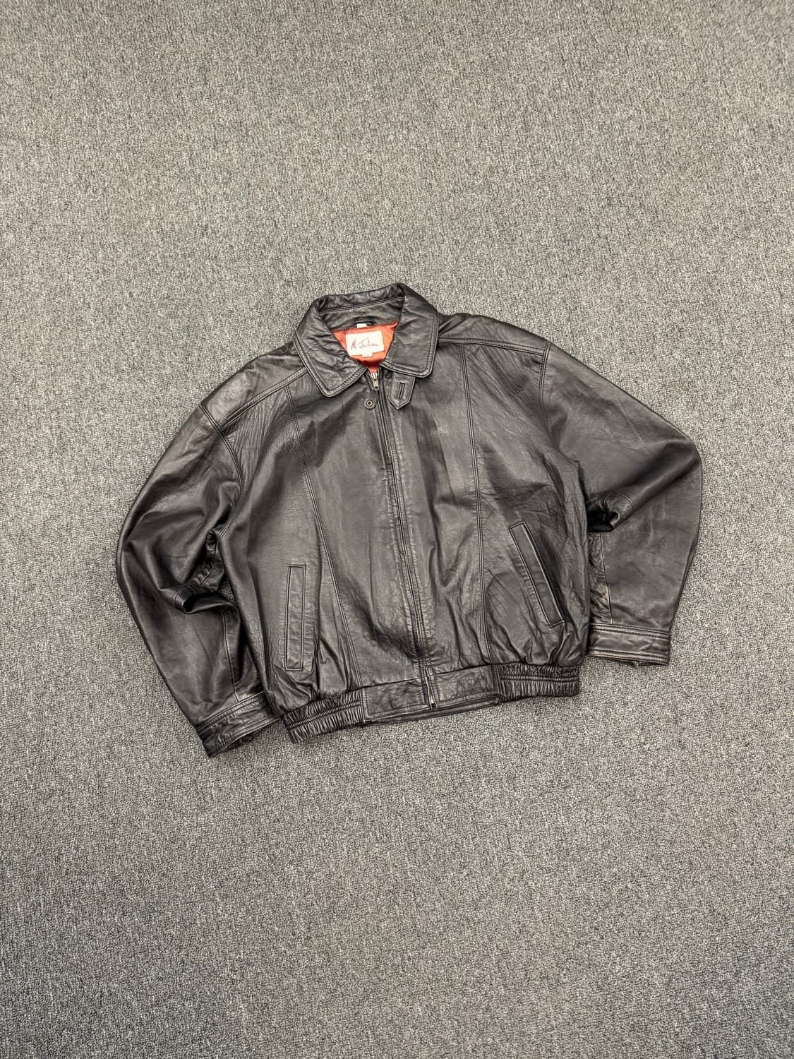 38)90’s M.Julian 빈티지 라이더 가죽 레더자켓 상품이미지2