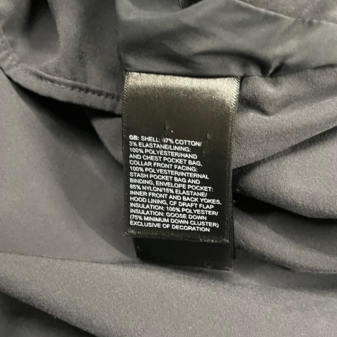 [정품/M] 노스페이스 스타일 회색 패딩 점퍼 b18 상품이미지6