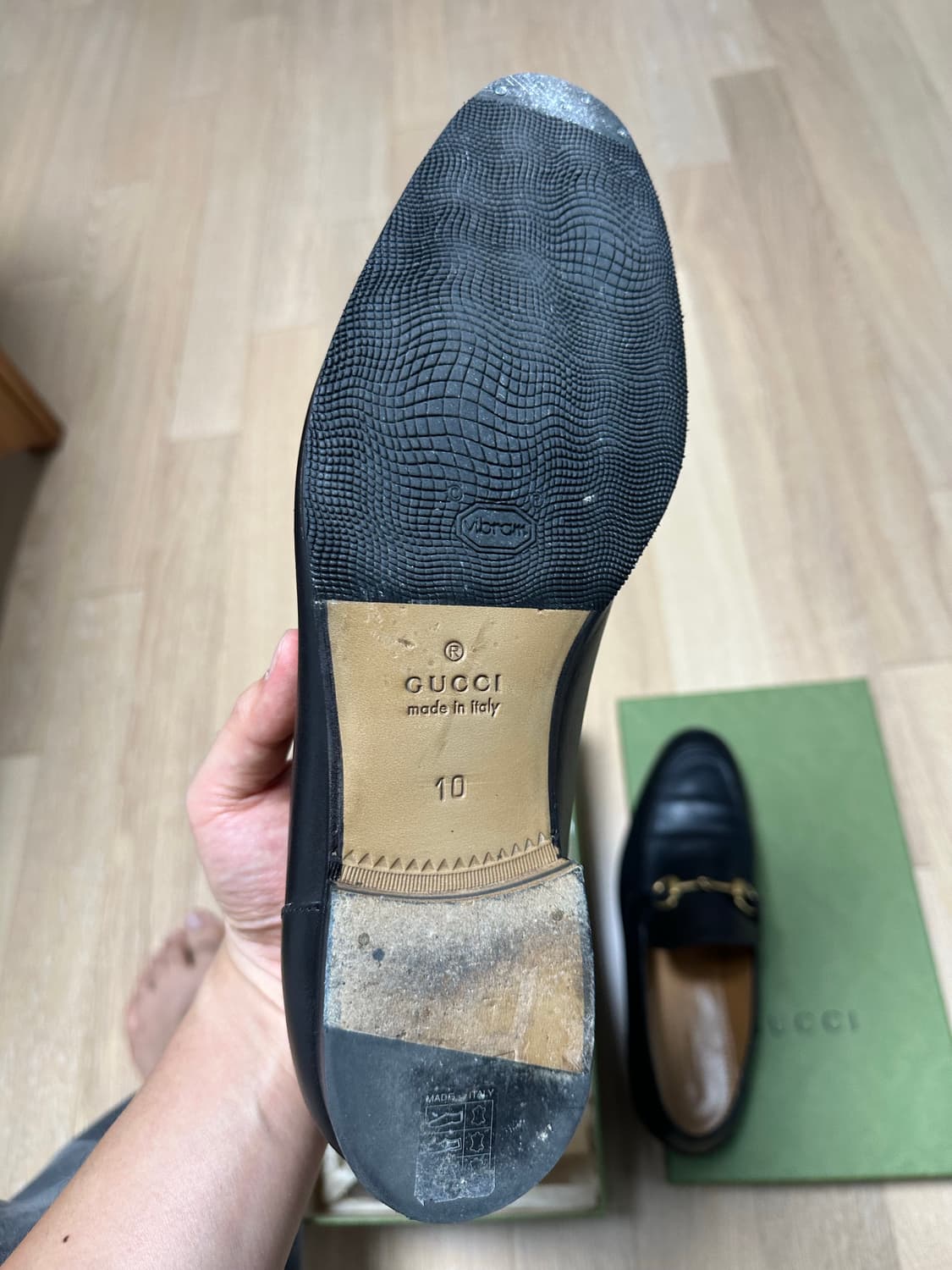 구찌 조던 홀스빗 로퍼 10사이즈(290) 상품이미지7