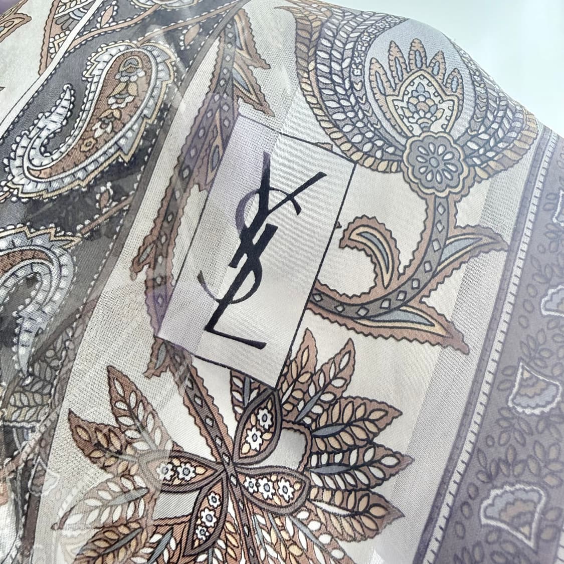 입생로랑 실크 100% 롱 스카프 (Size 57*170) 상품이미지6