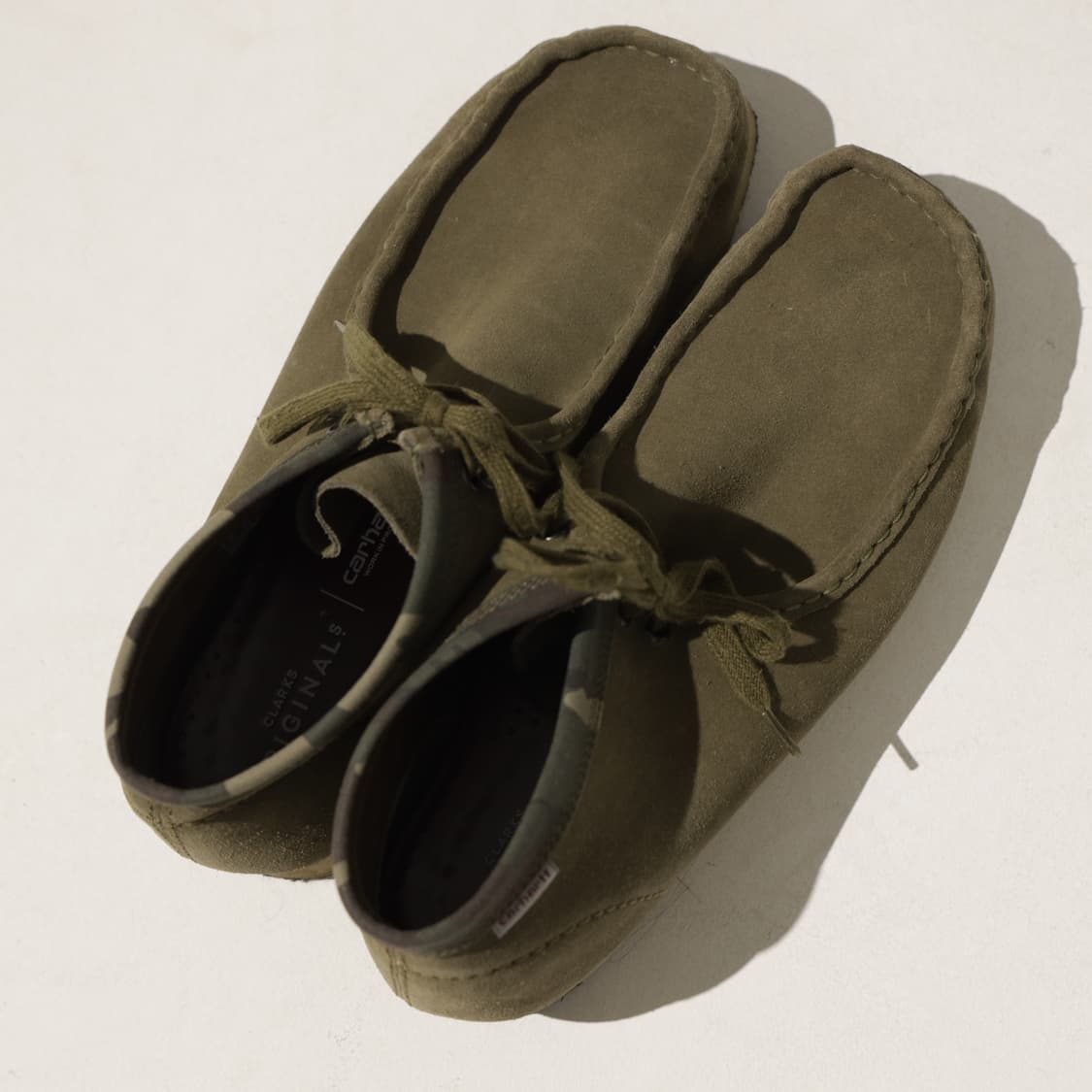 클락스 x 칼하트 왈라비 올리브 그린 (280) 상품이미지5