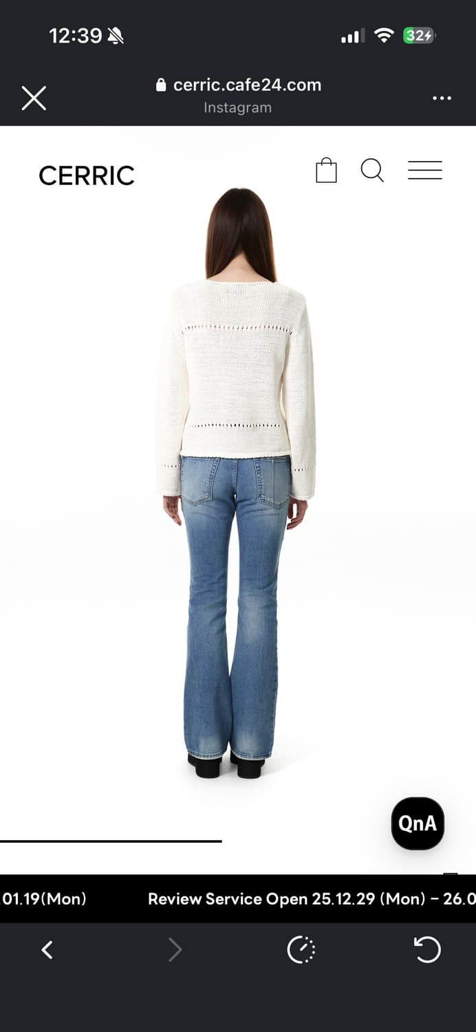 세릭 디스트로이드 데님팬츠 1사이즈 상품이미지2