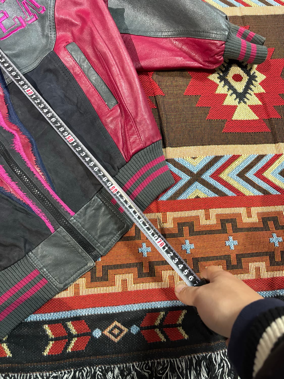 빈티지 ROBER 양가죽 봄버자켓 상품이미지8