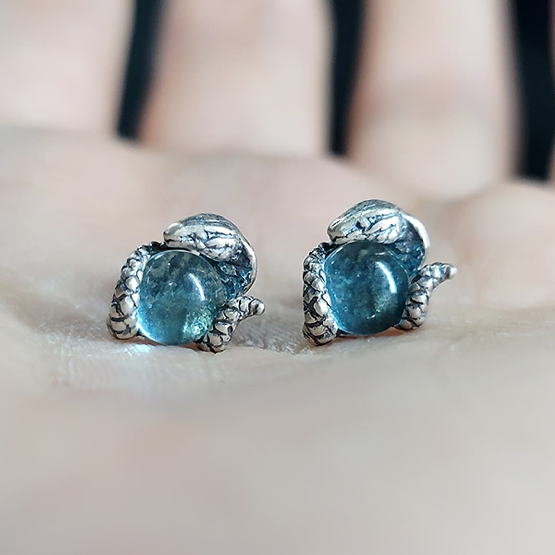 페럴 실버 귀걸이 피어싱 은 남자 여자 명품 고딕 고대 뱀 상품이미지6