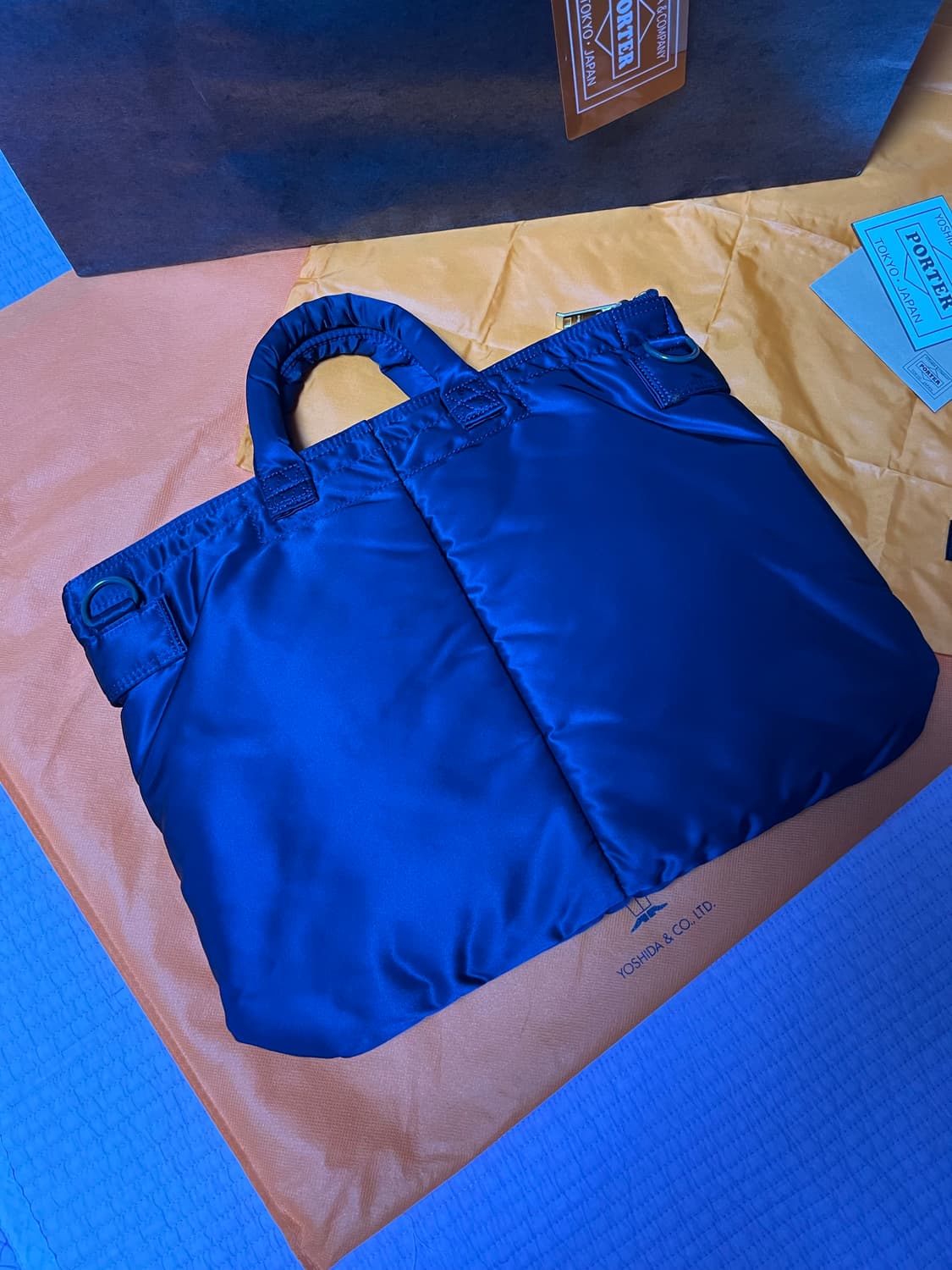 포터 올 뉴 탱커 숏 헬멧백 아이언 블루 상품이미지10