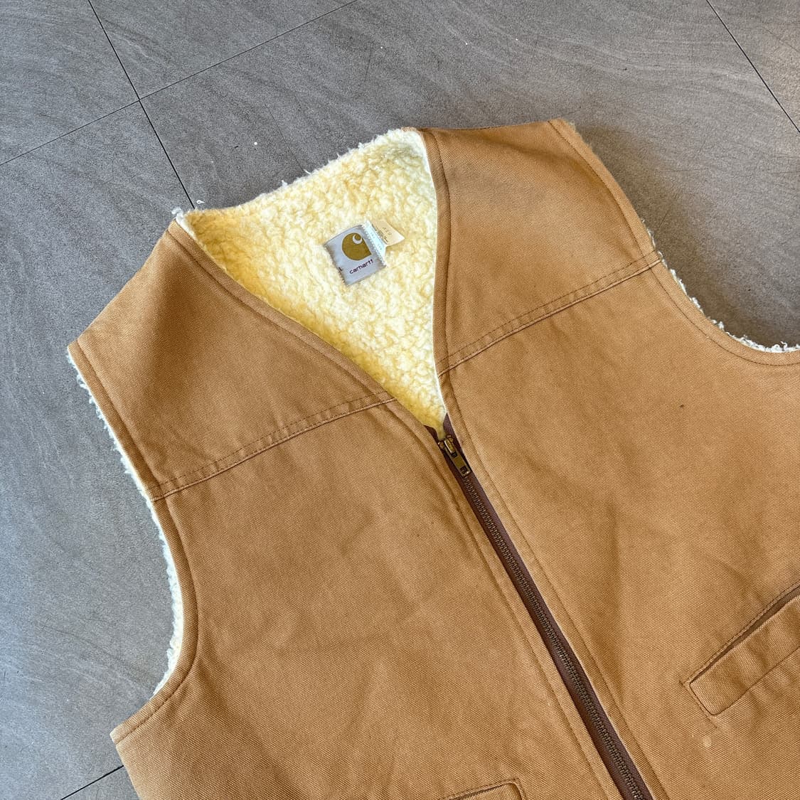 80s 80년대 생산 칼하트 덕 캔버스 조끼  상품이미지2