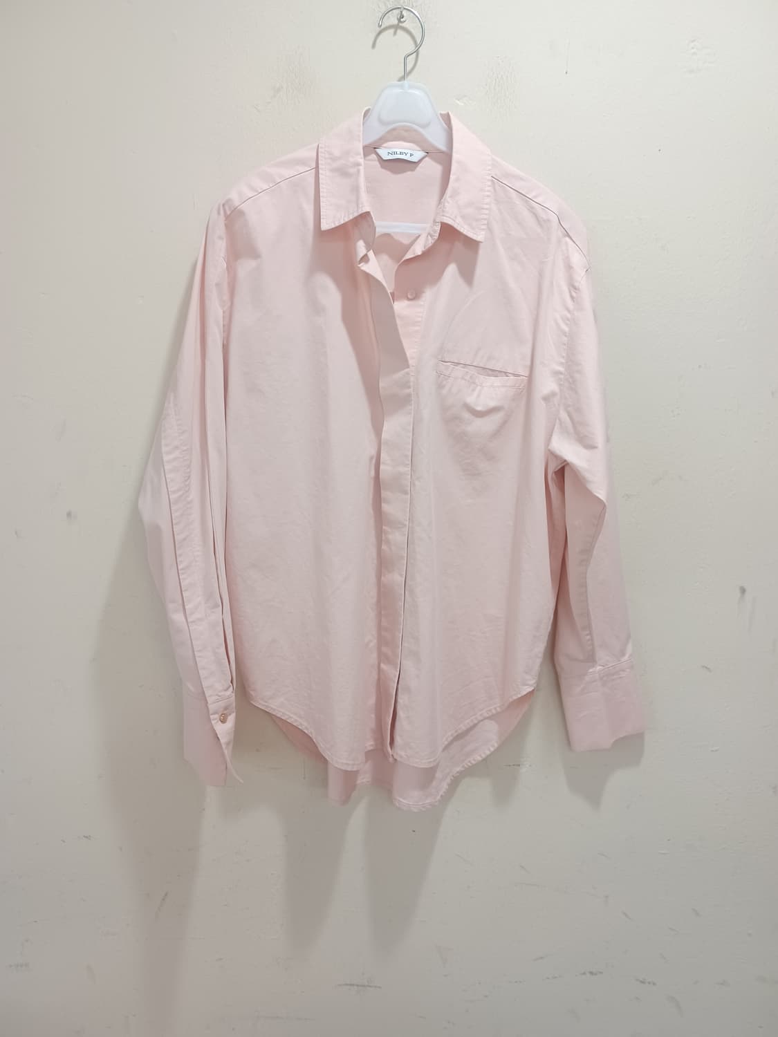 NILBY P 닐바이피 연핑크색 셔츠  상품이미지1