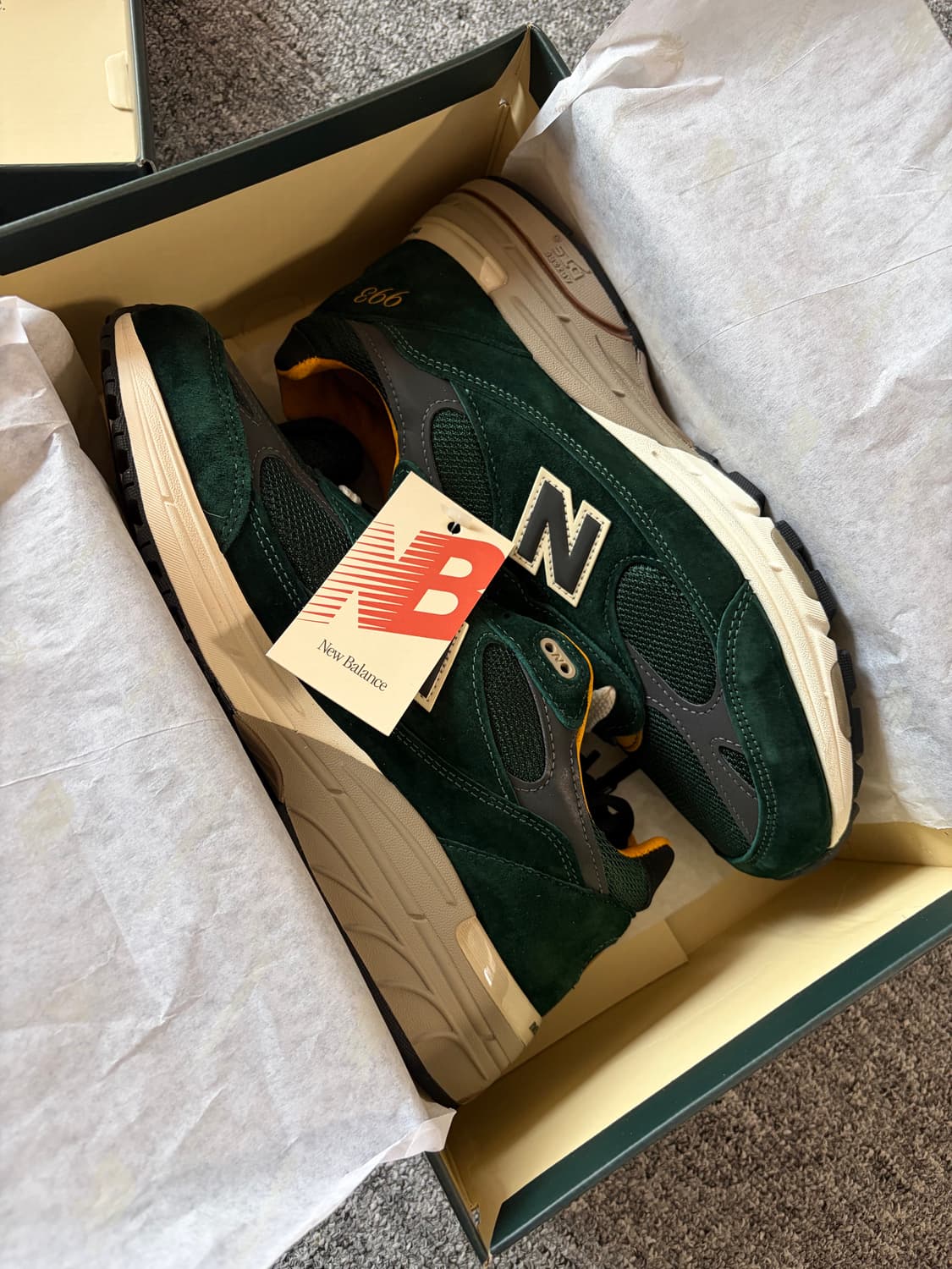 뉴발란스 X 에메 레온 도르 993 파인 그로브 270사이즈 상품이미지1