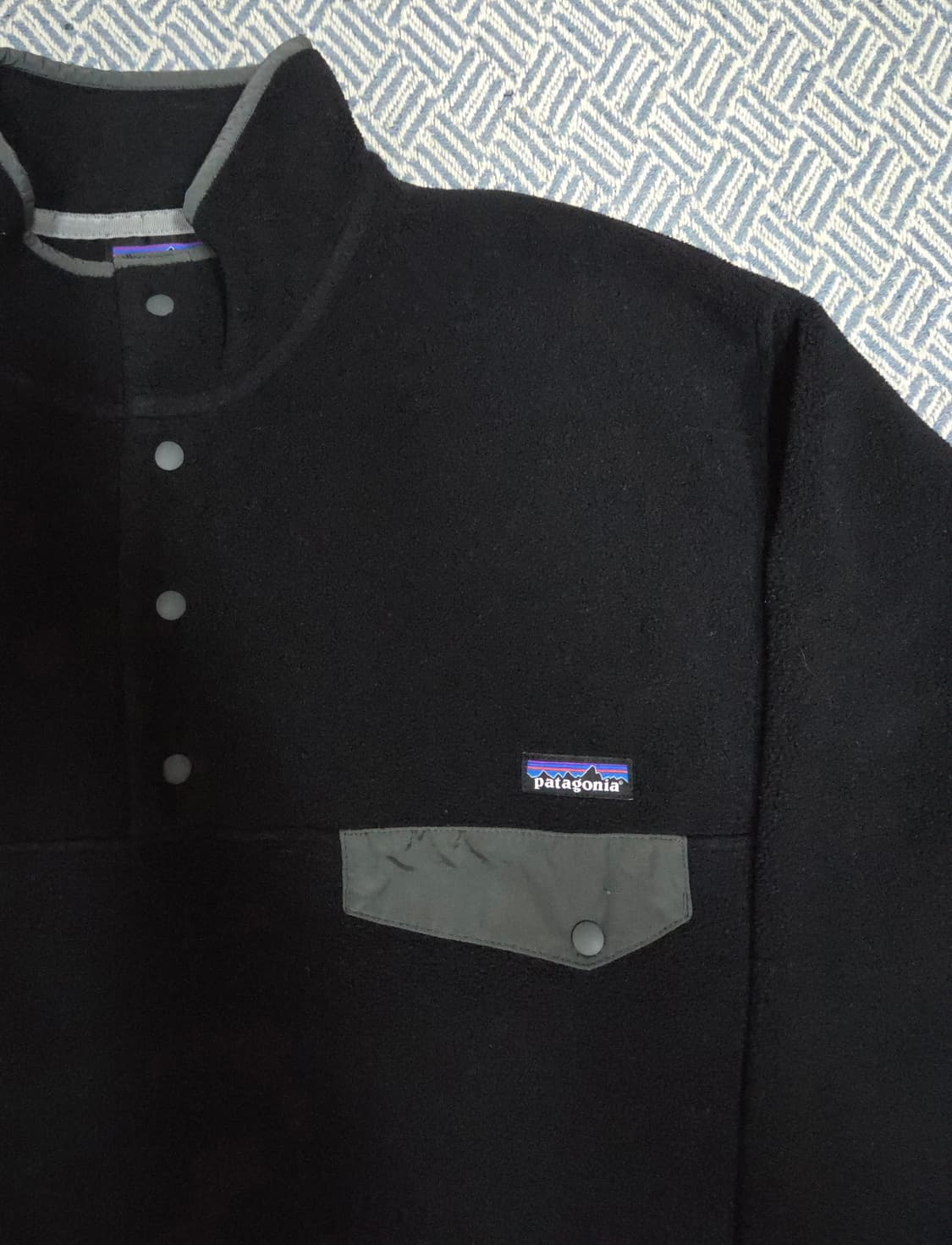 (L)파타고니아 신칠라 블랙 플리스 상품이미지2