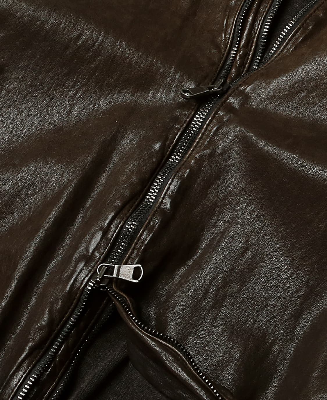 브라토비치 [Bratovich] 다크브라운 양가죽 베라 펠라 빈티지 자켓 상품이미지3