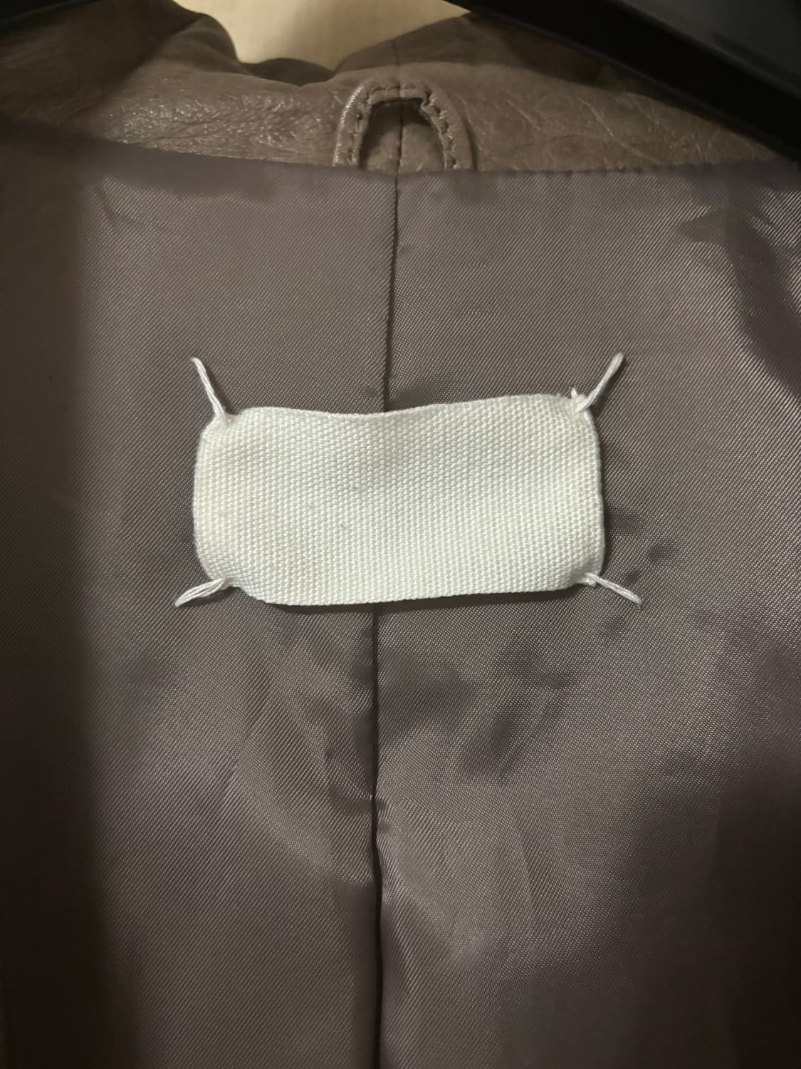아티저널 or 런웨이 메종 마르지엘라 레더 코트 자켓 상품이미지2