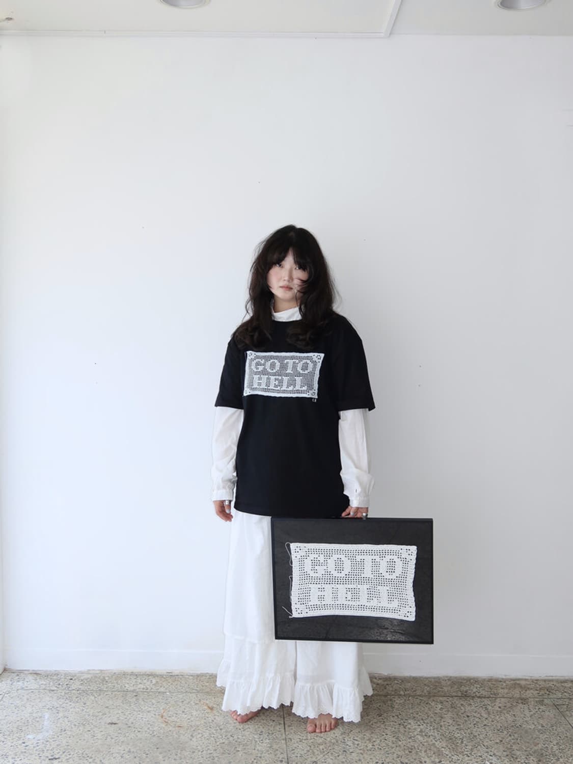 크로쉐안트 고투헬 티셔츠 상품이미지2