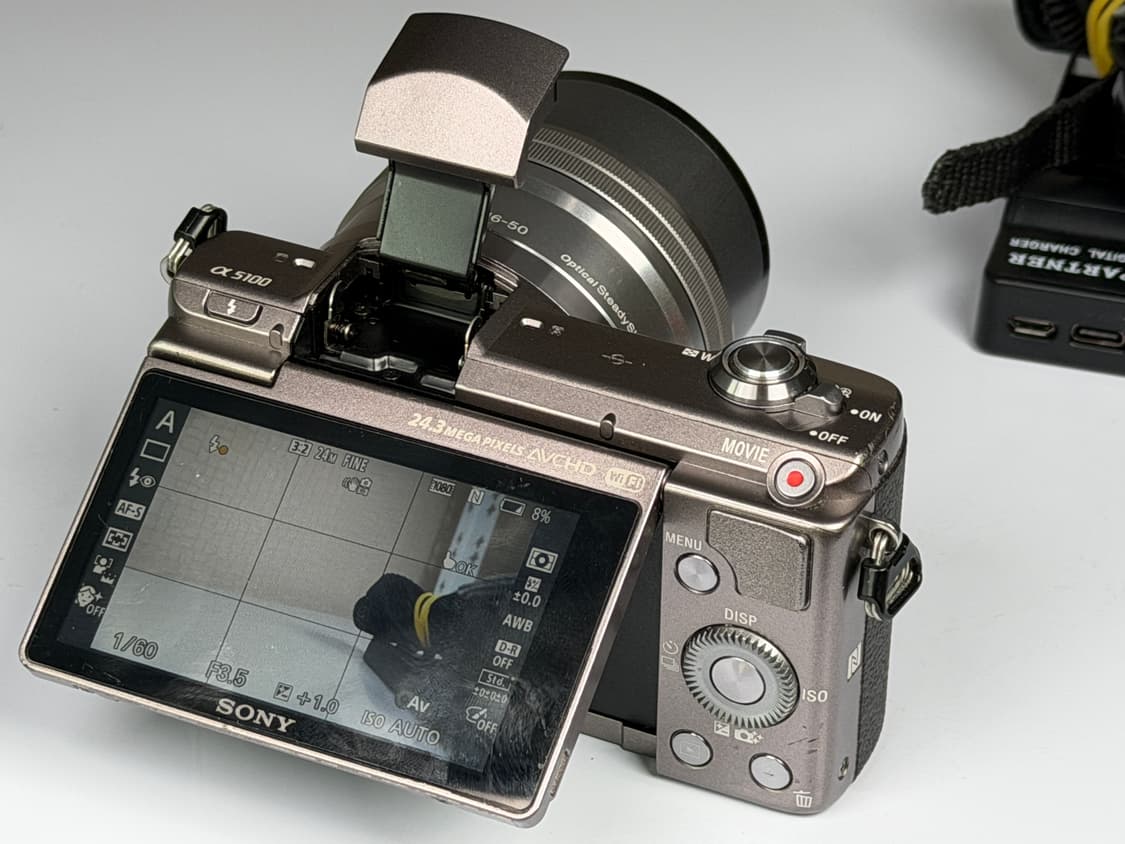 소니 A5100 브라운 미러리스 카메라 상품이미지7